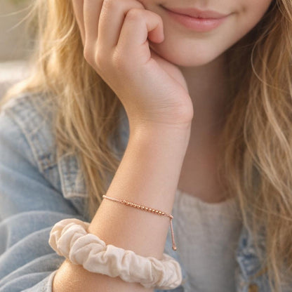Personalized Beaded Bracelet for Girls, Meaningful Birthday Jewelry Gift
