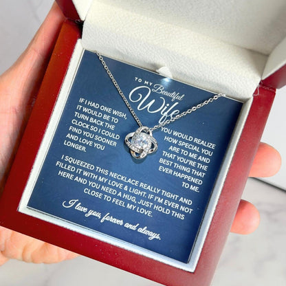 To My Wife Necklace, Husband Gift for Wife, Romantic Love Jewelry