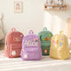 Personalized Corduroy Backpack, Back to School Gift, Custom Name School Bag for Kids and Students