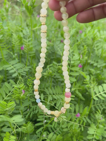 Golden Jade Double Layer Bracelet