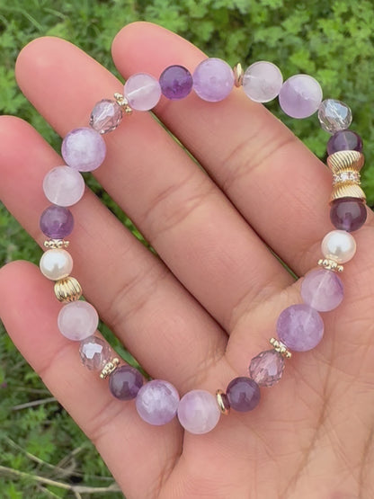 Amethyst Lavender Bracelet
